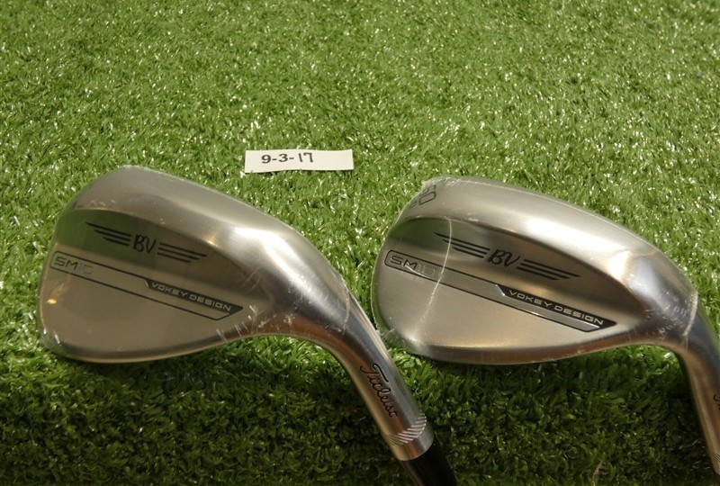 Titleist Vokey SM10 Tour Chrome 56/60* 12* Sand/Lob Wedge Set DG Steel New