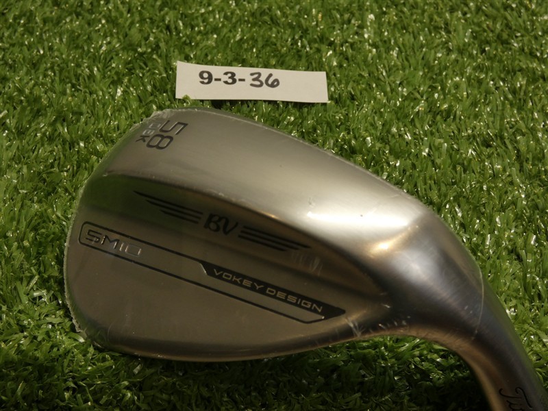 Titleist Vokey SM10 Tour Chrome 58* 06* Lob Wedge K Grind Dynamic Gold Steel New