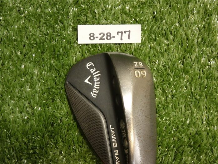 Callaway Jaws Raw Black Plasma 60* 8* Lob Wedge Z Grind DG Spinner Steel Midsize