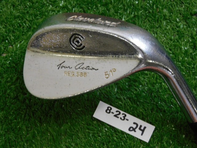 Cleveland 588 Chrome 51* Gap Wedge Rifle Precision 5.5 Regular Steel +.5″