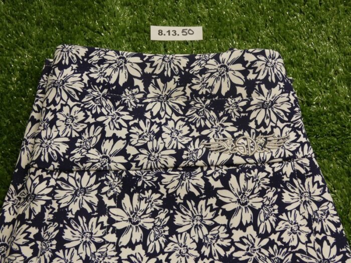 NEW Straight Down Womens Lexi Floral Golf Pants Navy/White Size 4