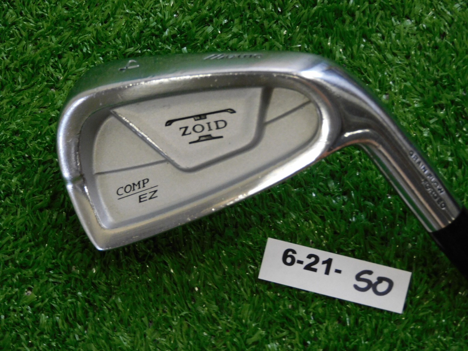 Mizuno T-Zoid Comp EZ 4 Iron Dynamic Gold Lite S300 Stiff Steel +3/4″ 2* Up