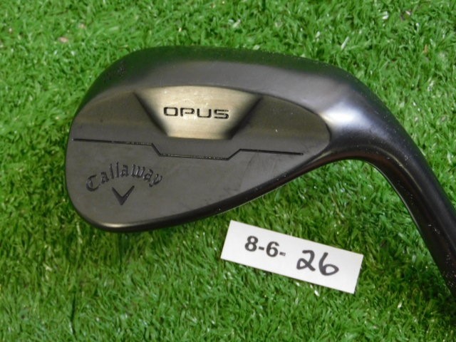 Callaway Opus Black 58* 8* Lob Wedge C Grind DG 115 Gunmetal S400 Stiff Steel