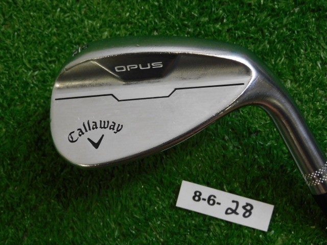Callaway Opus Brushed Chrome 50* 12* Gap Wedge W Grind DG TI 115 Gunmetal Steel