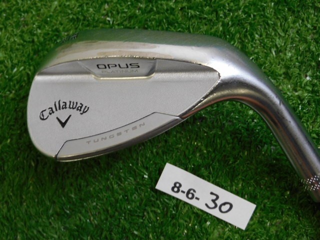 Callaway Opus Platinum Chrome 58* 8* Lob Wedge Z Grind DG TI 115 Gunmetal Steel