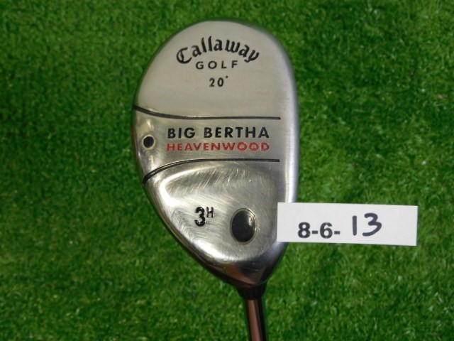 Callaway Big Bertha Heavenwood 20* 3 Hybrid Uniflex Steel Excellent