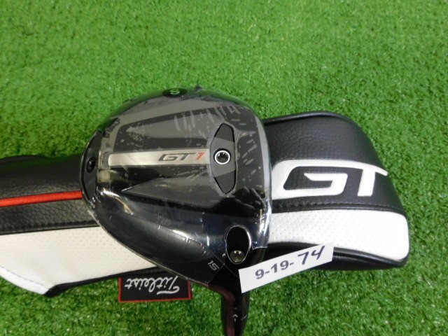 Titleist GT1 15* 3 Wood Tensei 1K Black 75 Stiff Graphite with Headcover New