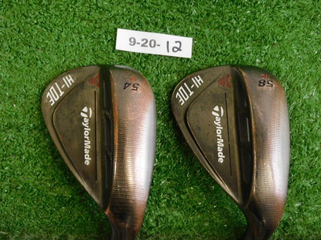 TaylorMade Milled Grind Hi-Toe RAW 54/58 Sand/Lob Wedge Set Regular Graphite Mid