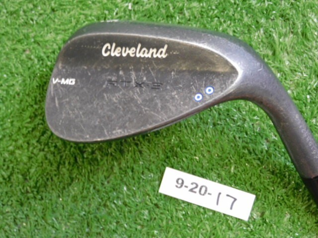 Cleveland RTX-3 Black Satin V-MG 60* 9* Lob Wedge Dynamic Gold Steel