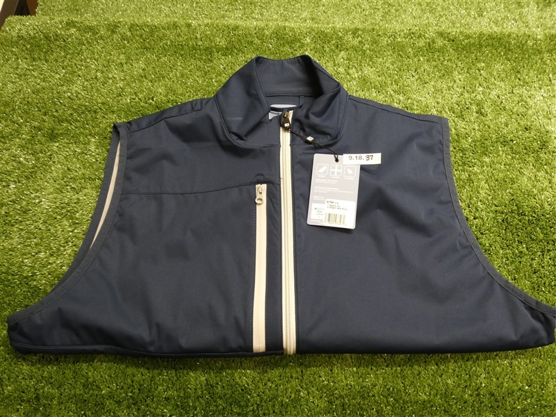 FootJoy Mens TempoSeries Lightweight Softshell Golf Vest Navy Blue Large 37741