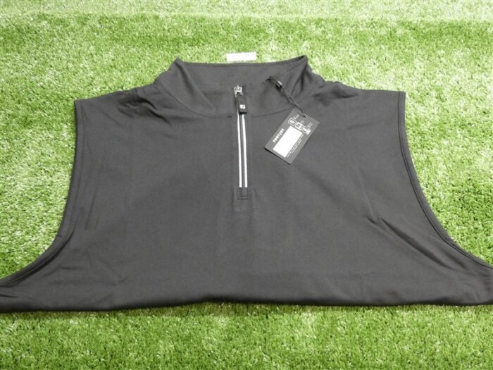 FootJoy Mens Approach Quarter-Zip Golf Vest Black Large 33303