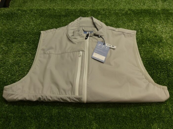 FootJoy Mens TempoSeries Lightweight Softshell Golf Vest Silver Large 30565