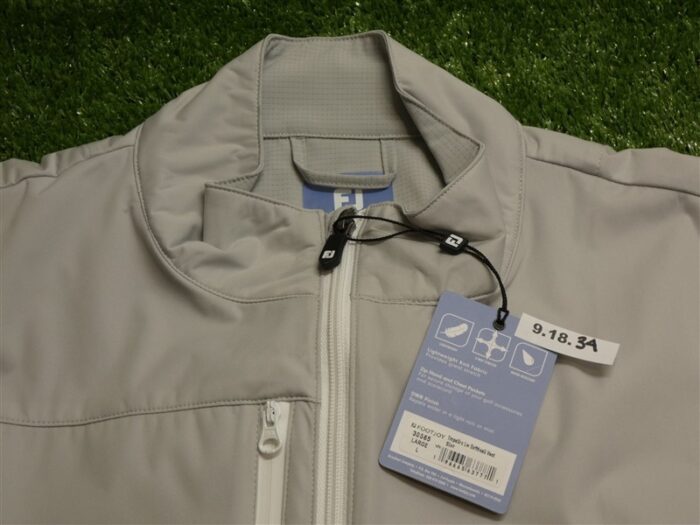 FootJoy Mens TempoSeries Lightweight Softshell Golf Vest Silver Large 30565