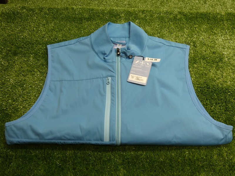 FootJoy Mens TempoSeries Lightweight Softshell Golf Vest High Tide Large 36904