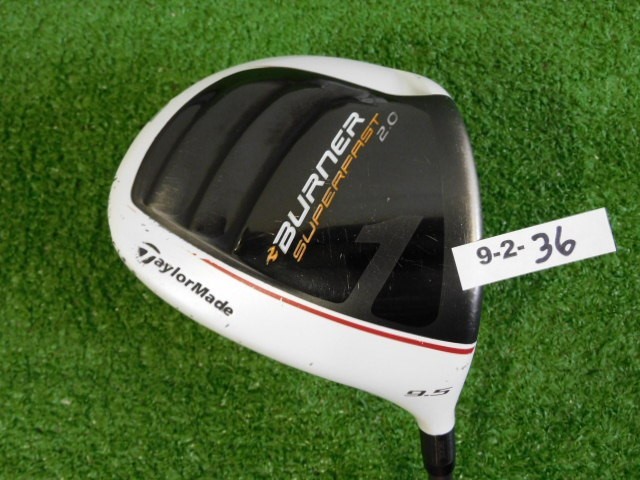 TaylorMade Burner SuperFast 2.0 9.5* Driver XCon-4.8 Stiff with Mid Grip 46.5″