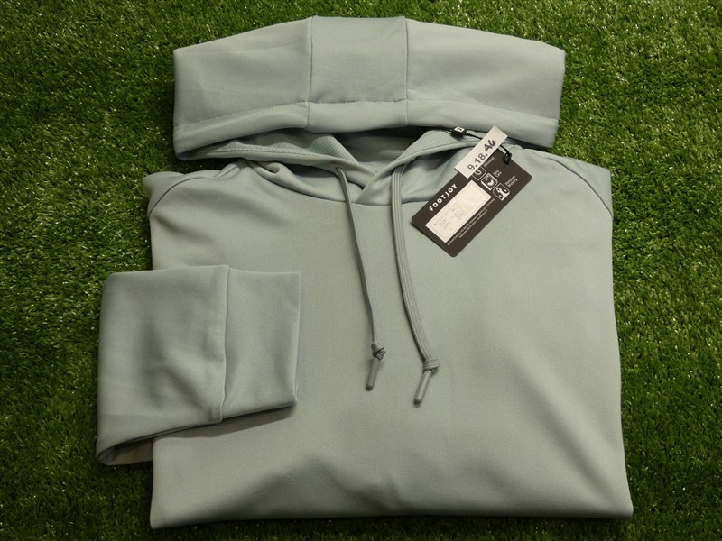 FootJoy Mens Lightweight Hoodie Golf Pullover Limestone Large 33287