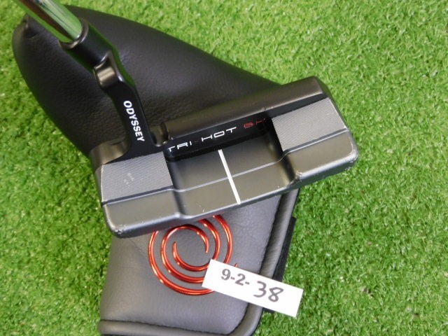 Odyssey Tri-Hot 5K Double Wide Stroke Lab 35″ Putter with Headcover