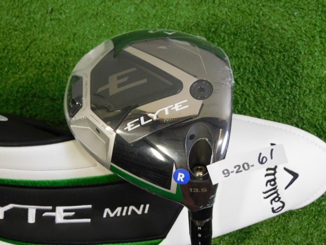 Callaway 2025 Elyte Mini 13.5* Driver Denali Charcoal 50g 5.5 Regular w HC New