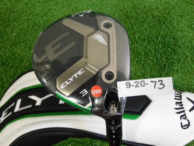 Callaway 2025 Elyte 15* 3 Wood Denali Charcoal 60g 6.0 Stiff Graphite w HC New