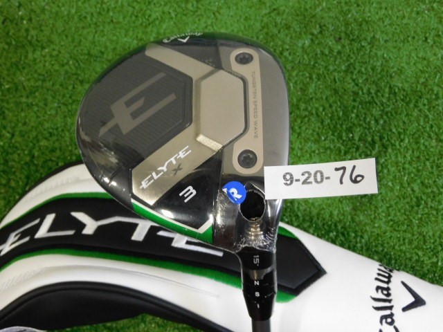 Callaway 2025 Elyte X 15* 3 Wood Denali Charcoal 60g 5.5 Regular Graphite HC New