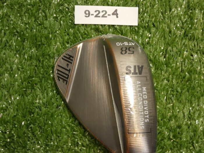 TaylorMade Milled Grind Hi-Toe 4 RAW 58* 10* Lob Wedge ATS Grind DG Steel New
