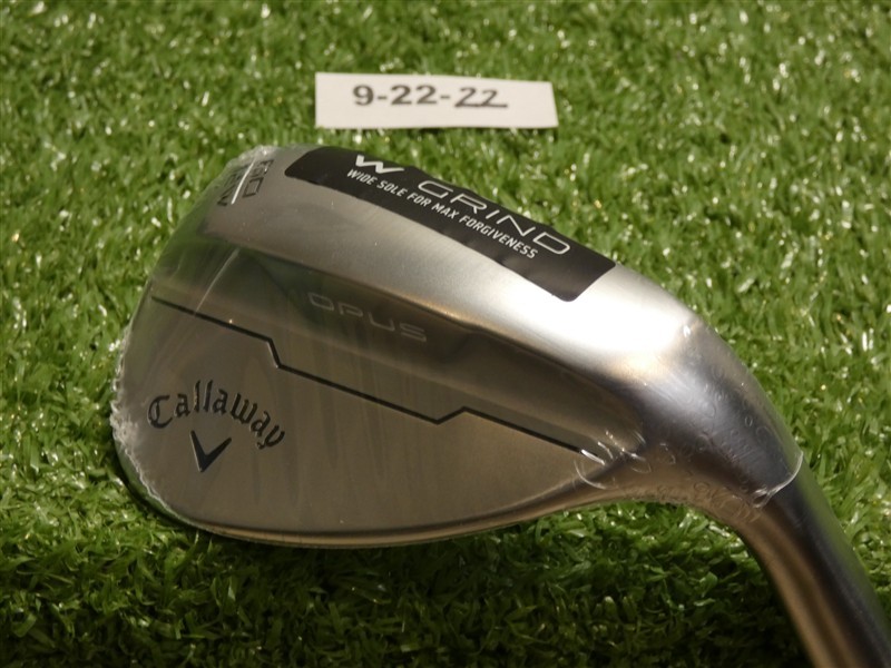 Callaway Opus Brushed Chrome 60* 12* Lob Wedge W Grind DG Tour 115 Steel New