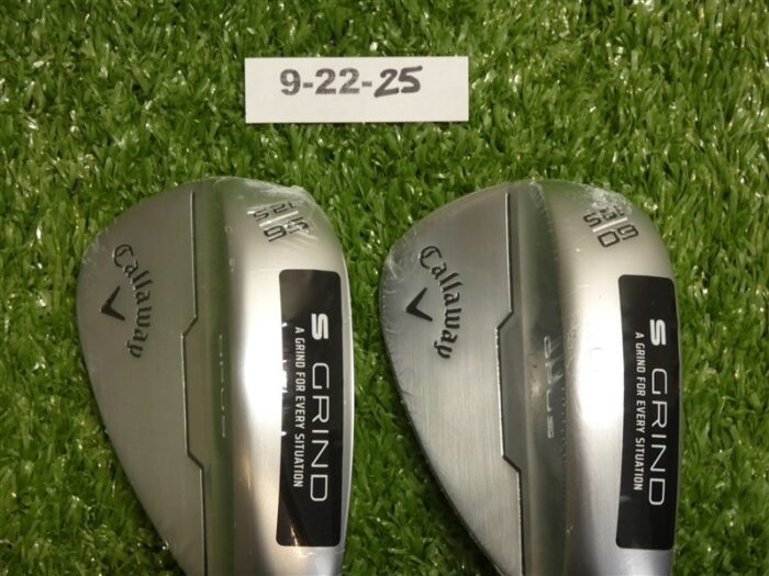 Callaway Opus Brushed Chrome 56/60* 12/10* Sand/Lob Wedge Set DG 115 Steel New