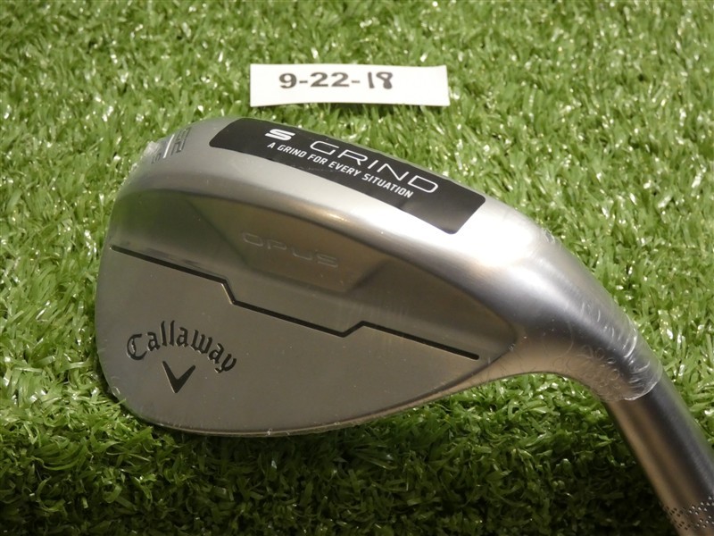 Callaway Opus Brushed Chrome 52* 10* Gap Wedge S Grind DG Mid 115 Steel New