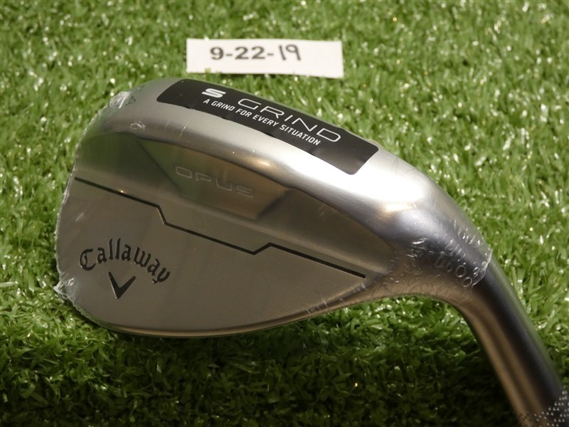 Callaway Opus Brushed Chrome 54* 12* Sand Wedge S Grind DG Mid 115 Steel New