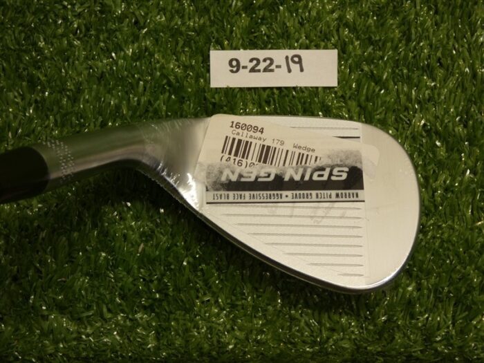 Callaway Opus Brushed Chrome 54* 12* Sand Wedge S Grind DG Mid 115 Steel New