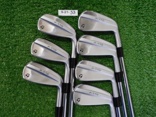 TaylorMade 2024 P770 Forged Irons 4-P Dynamic Gold Mid 115 S300 Stiff Steel Mint