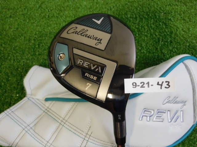 Callaway REVA Rise 24* Womens 7 Wood LIN-Q LTE 4F1 Ladies Graphite with HC Mint