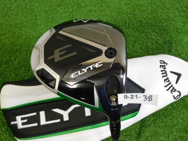Callaway 2025 Elyte 9.0* Driver Denali Charcoal 60g 6.0 Stiff w Headcover Mint