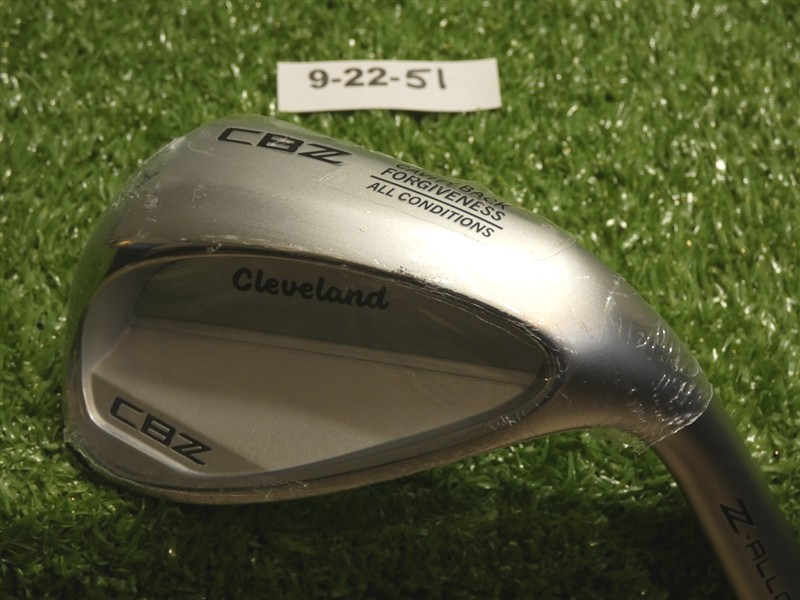 Cleveland CBZ ZipCore Tour Satin 54* 14* Sand Wedge KBS 115 Steel New
