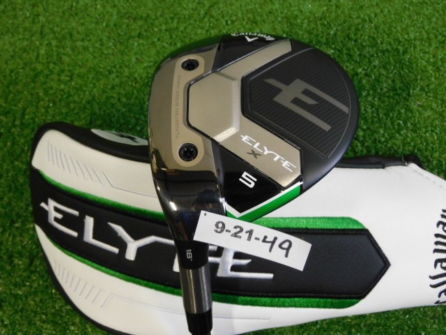 Callaway Elyte X 18* Left Hand 5 Wood Denali Charcoal 60g 5.5 Regular w HC Mint