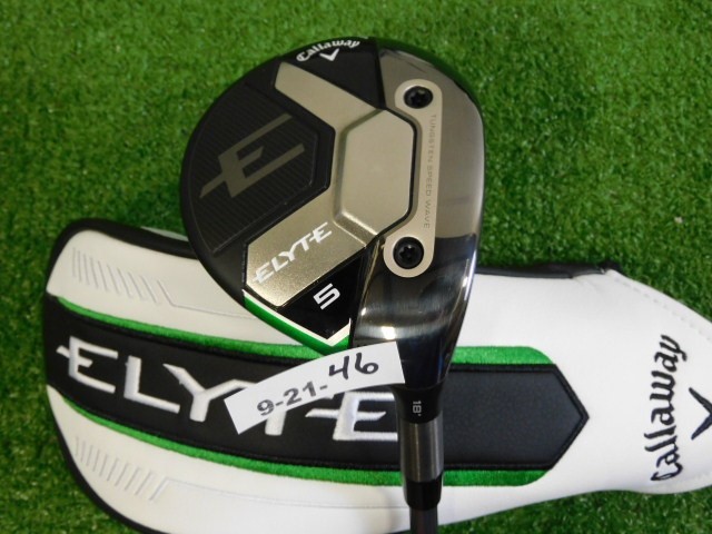 Callaway 2025 Elyte 18* 5 Wood Denali Charcoal 60g 6.0 Stiff Graphite w HC Mint