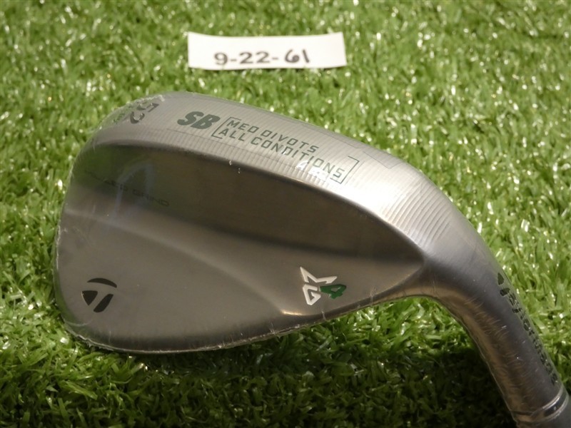TaylorMade Milled Grind 4 MG4 52* 09* Gap Wedge SB Dynamic Gold Steel New
