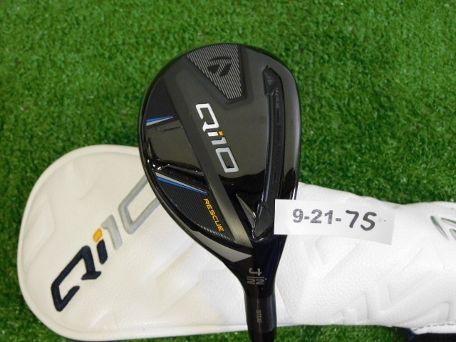 TaylorMade Qi10 22* 4 Hybrid Rescue Ventus TR 7 Stiff Graphite w Headcover Mint