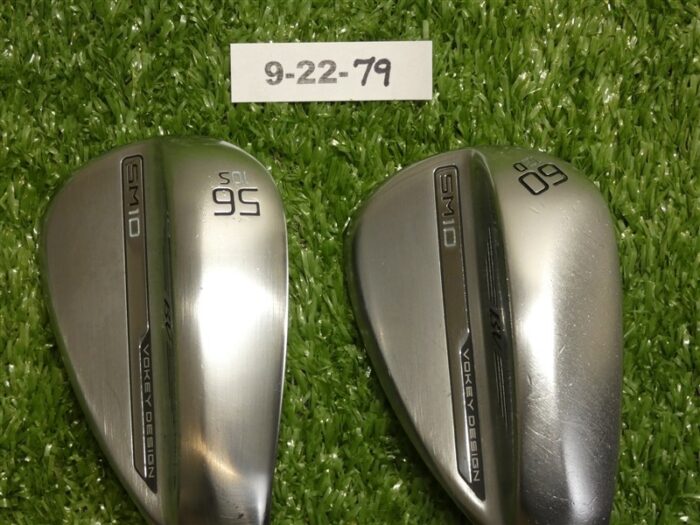 Titleist Vokey SM10 Tour Chrome 56/60* 10/12* Sand/Lob Wedge Set DG Steel