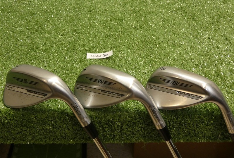 Titleist Vokey SM10 Tour Chrome 50/54/58* Gap/Sand/Lob Wedge Set DG Steel