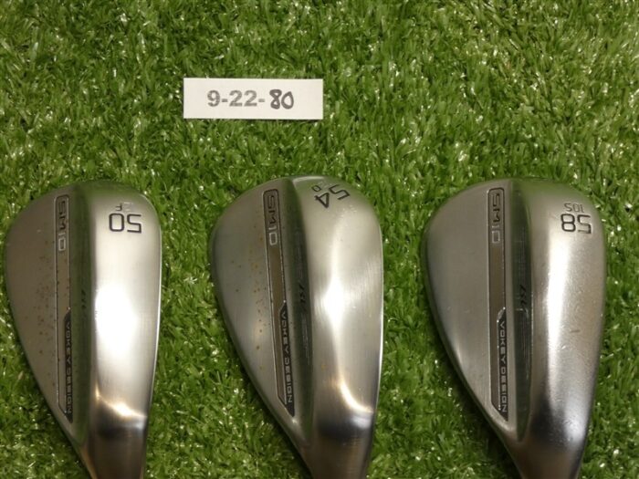 Titleist Vokey SM10 Tour Chrome 50/54/58* Gap/Sand/Lob Wedge Set DG Steel