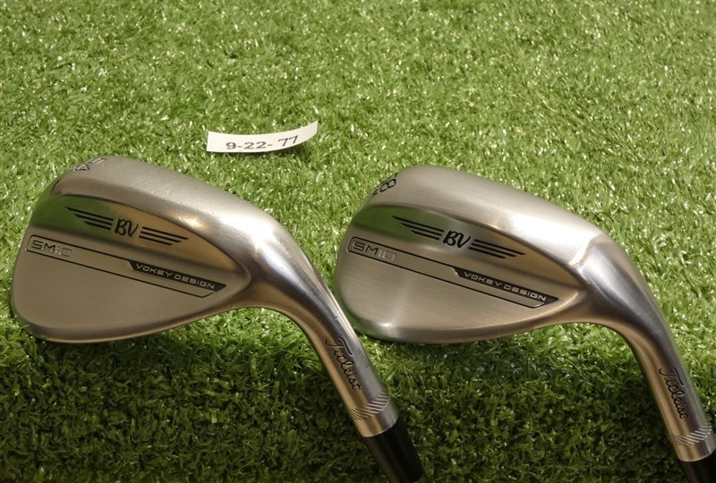 Titleist Vokey SM10 Tour Chrome 54/58* 10/8* Sand/Lob Wedge Set DG Steel