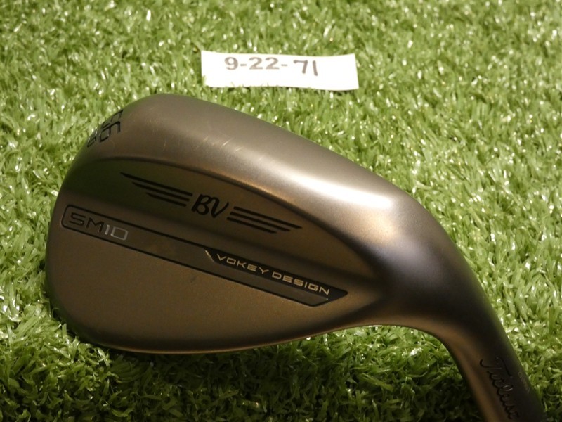 Titleist Vokey SM10 Nickel 56* 12* Sand Wedge D Grind Dynamic Gold Steel Mint