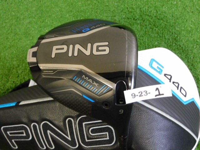 PING G440 Max 9* Driver Alta CB 50 Stiff Graphite with Headcover