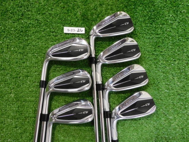 TaylorMade Qi Left Hand Irons 5-P & A KBS Max MT 85 Regular Steel Excellent