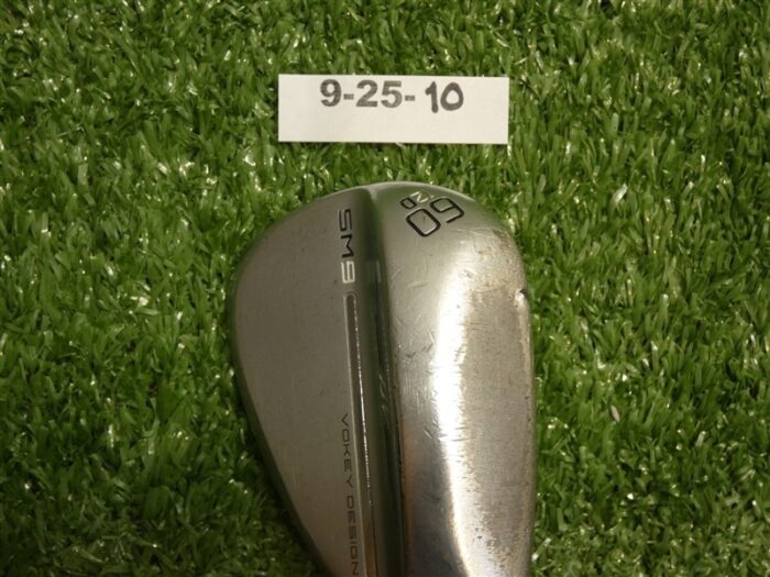 Titleist Vokey SM9 Tour Chrome 60* 12* Lob Wedge D Grind Dynamic Gold Steel