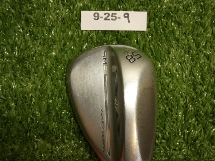 Titleist Vokey SM9 Tour Chrome 58* 12* Lob Wedge D Grind NS Pro Regular Steel