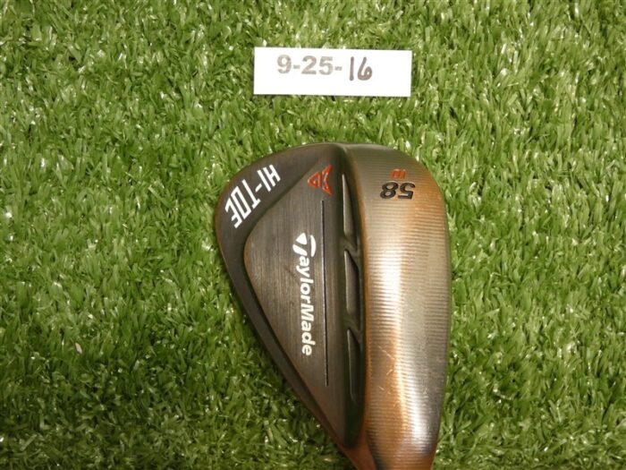 TaylorMade Milled Grind Hi-Toe RAW 58* 10* Lob Wedge Dynamic Gold Steel