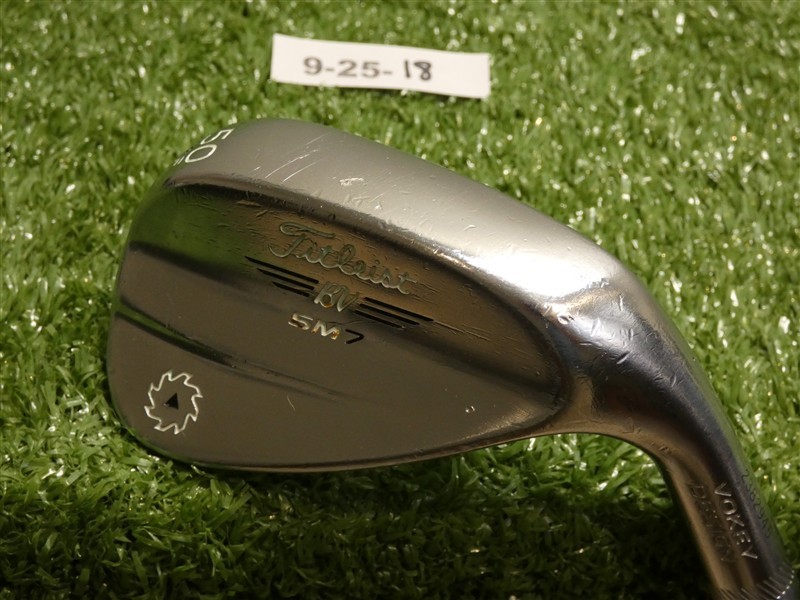 Titleist Vokey SM7 Tour Chrome 50* 08* Gap Wedge F Grind Dynamic Gold Steel