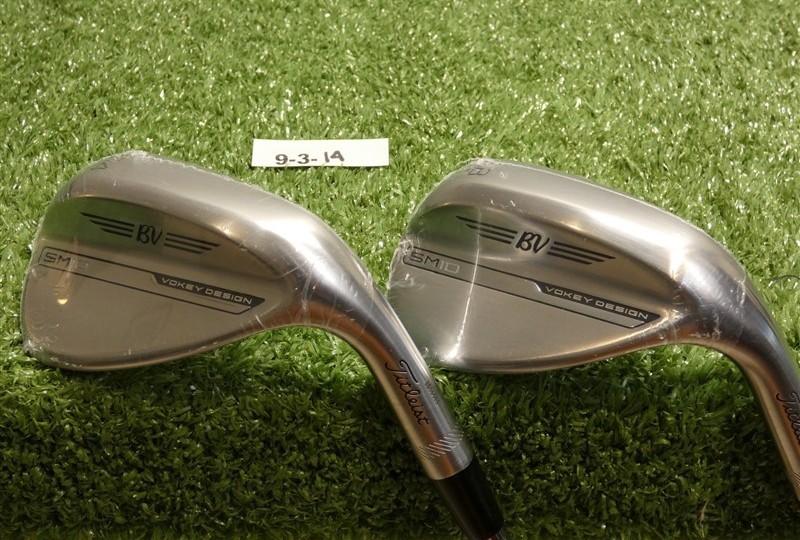Titleist Vokey SM10 Tour Chrome 54/58* 10* Sand/Lob Wedge Set DG Steel New
